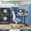 Akustik-Trennwand mit Schalldämmung SADIE - 145x280x1,8cm Blau | Stellwand Büro Raumteiler Office-Akustikwand Sichtschutz freistehend Bild 4
