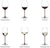 RIEDEL 4900/0DR FATTO A MANO Cabernet / Merlot Weinglas - Stiel DRACHENROT Bild 4