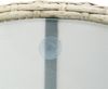 Beistelltisch Tisch Polyrattan Gartentisch Rattan Balkontisch Rund Beige Bild 4