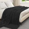 vidaXL Überwurfdecke Schwarz 270 x 240 cm Fleece 42016932 Bild 3