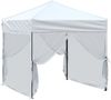 vidaXL Partyzelt Faltbar mit Seitenwänden Weiß 2x2 m 93510 Bild 3
