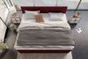Boxspringbett Valerio Familienbett - Webstoff - bordeaux - 260x200 cm Bild 5