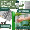 KESSER® PVC Sichtschutzstreifen Sichtschutz Rolle Doppelstabmatten Zaun Blickdicht | Wetterfest und Windschutz | Zaunfolie Sichtschutz Garten Gartenzaun 70 m, Rattan-Grau Bild 3