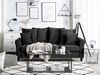 3-Sitzer Sofa Samtstoff schwarz BORNHOLM Bild 3