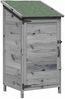 vidaXL Gartenschuppen Grau 59 x 56 x 113,5 cm Massivholz aus Fichte 42033438 Bild 2