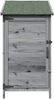 vidaXL Gartenschuppen Grau 59 x 56 x 113,5 cm Massivholz aus Fichte 42033438 Bild 5