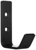 SO-TECH® Kleiderhaken doppelter Wandhaken, Edelstahl, 142 x 20 x 45 mm, (1-St), großer Jackenhaken mit abgerundeten Kanten schwarz Bild 4