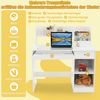 COSTWAY Kinderschreibtisch, mit Schublade, Bücherregal & Tastaturablage Bild 3