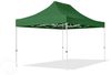 3x4,5 m Faltpavillon, ECONOMY Stahl 30mm, Seitenteile mit Panoramafenstern, dunkelgrün Bild 2