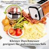 KingLux Gewürzbehälter 24Stk. Gewürzstreuer Eckig, Gewürzgläser mit drehbarem Gewürzlochdeckel, (24-tlg) Bild 2