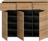 Home affaire Garderobenschrank REHAT, TOPSELLER!, Breite 120 cm, 3 Türen, 3 Schubkästen, 12 Fächer (1-St, in verschiedenen Farben erhältlich, Platz für ca. 24 Paar Schuhe) Schuhschrank, Kommode, Schuhkommode, Anrichte, Sideboard Bild 4