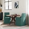 vidaXL Esszimmerstühle 2 pcs Dunkelgrün 57 x 67 x 95 cm Stoff 42017908 Bild 3