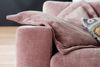 KAWOLA Sofa MADELINE 3-Sitzer Cord rosa 85 x 127 x 290 cm Bild 5