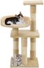 vidaXL Katzen-Kratzbaum mit Sisal-Kratzsäulen 65 cm Beige 170609 Bild 2