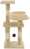 vidaXL Katzen-Kratzbaum mit Sisal-Kratzsäulen 65 cm Beige 170609 Bild 3