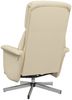 vidaXL Relaxsessel mit Fußteil Creme Stoff 356663 Bild 5
