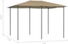 vidaXL Pavillon 3x4x2,6 m Taupe 160 g/m² 313615 Bild 4