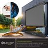 KESSER® Senkrechtmarkise Außenrollo Handkurbelmechanismus Balkonrollo Sonnen & Sichtschutz Beschattung Sonnenschutz Außen Rollo mit Kurbel Markisenkasten Balkon & Terrasse Inkl. Montageset & Abdeckung Grau, 160 x 250cm Bild 4