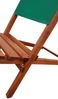 Wikingerstuhl-Set Lagerfeuerstuhl Anglerstuhl Strandstuhl Partystuhl Stofffarbe grün V-10-362Doppelpack mit Tisch Bild 4