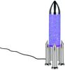 Deko RGB LED Tischleuchte Raketenlampe mit Glitzer per USB betrieben, Höhe 33cm Bild 2