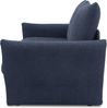 DOMO. collection Sofa 700023, 2 Sitzer, Schlaffunktion, Federkern, Füße mit Filzgleitern, 2er Couch, Schlafsofa, Polstergarnitur, 165 x 100 x 95 (BxTxH), dunkelblau Bild 4