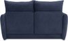 DOMO. collection Sofa 700023, 2 Sitzer, Schlaffunktion, Federkern, Füße mit Filzgleitern, 2er Couch, Schlafsofa, Polstergarnitur, 165 x 100 x 95 (BxTxH), dunkelblau Bild 5