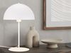Große LED Tischleuchte aus Metall Weiß in Pilzform, Höhe 45cm Bild 5