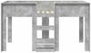 vidaXL Etagenbett für Kinder Beton Grau 75 x 190 cm Holzwerkstoff 3410470 Bild 5