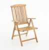 Teak Klappsessel Natur Klappstuhl Gartenstuhl Holzstuhl Gartensessel Campingstuhl Bild 5