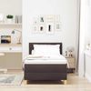 vidaXL Boxspringbett mit Kissen Dunkelbraun 100 x 200 cm Stoff 3338975 Bild 3