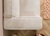 Sofa 3-Sitzer 286x103x69 Cord elfenbein VALENCIA Bild 4