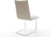 Freischwinger Lelio-Flex Webstoff Soft Beige Freischwinger flach Weiß Taschenfederkern Bild 5
