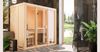 Karibu Sauna Avari 2 mit 3,6kW Plug&Play BIO Kombi-Ofen externe Steuerung Bild 3