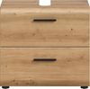 Waschbeckenunterschrank (B/H/T: 60x55x30 cm) in Artisan Oak Nachbildung und Artisan Oak Nachbildung Bild 2