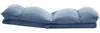 Vente-unique - MURTERA Sessel Stoff Blau - B 75,5 cm132 cm x H 71 cm x L 57 cm Bild 5