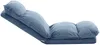 Vente-unique - MURTERA Sessel Stoff Blau - B 75,5 cm132 cm x H 71 cm x L 57 cm Bild 4