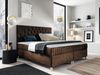 Boxspringbett Murseno, Braun, 140x200 cm Bild 2