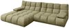KAWOLA Sofa VIVIEN Ecksofa Velvet oliv Longchair links 85 x 178 x 290 cm Bild 3