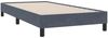 vidaXL Boxspringbett mit Matratze Dunkelgrau 80x210 cm Samt 3315994 Bild 5