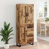 vidaXL Highboard Altholz 69,5 x 34 x 180 cm Holzwerkstoff 3415609 Bild 4