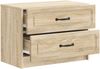 vidaXL Nachttisch Sonoma-Eiche 62 x 34,5 x 44,5 cm Holzwerkstoff 895697 Bild 3