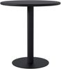 Bistrotisch LEA rund - 70 x 70 x 73 cm, Holz, Schwarz | Cafetisch Gartentisch Terrassentisch Bild 5