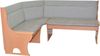 Truheneckbank "Carmen" buche/hellgrau Bild 3
