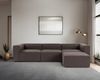Ecksofa, 'Fora', 66 x 185 x 296, Dunkelbraun Bild 2