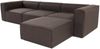 Ecksofa, 'Fora', 66 x 185 x 296, Dunkelbraun Bild 4