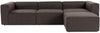 Ecksofa, 'Fora', 66 x 185 x 296, Dunkelbraun Bild 3