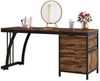 Tribesigns Schminktisch mit 5 Schubladen, Frisiertisch mit Schubladen, 150 x 50 x 75 cm Bild 5