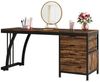 Tribesigns Schminktisch mit 5 Schubladen, Frisiertisch mit Schubladen, 150 x 50 x 75 cm Bild 4