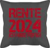 Shirtracer Dekokissen Rente 2024 Ich habe fertig I Rente Geschenk Ruhestand, Rentner Rente Bild 1