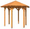 SKANHOLZ Pavillon, Zeltdach, sechseckig, BxT: 360x312 cm natur Gartenpavillon 4018211371105 Bild 1